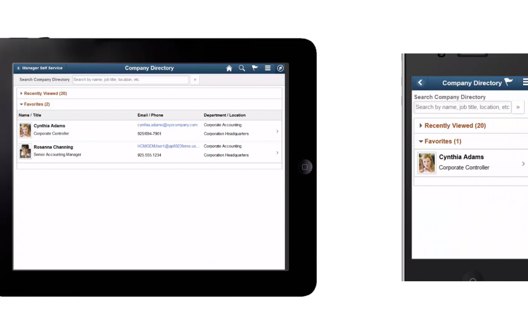 PeopleSoft Releases New Fluid User Interface